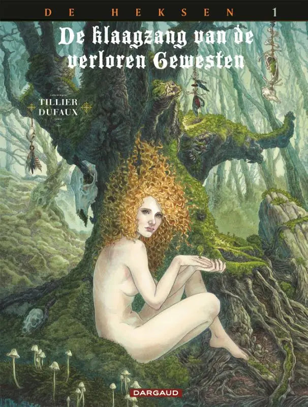 De cover van de stripboek de klaagzang van de verloren gewesten door tillier dufaux, uitgegeven door dargaud benelux