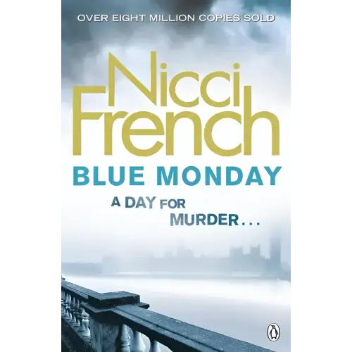 Boekomslag van Blue Monday, a Day for Murder, een spannende moordroman