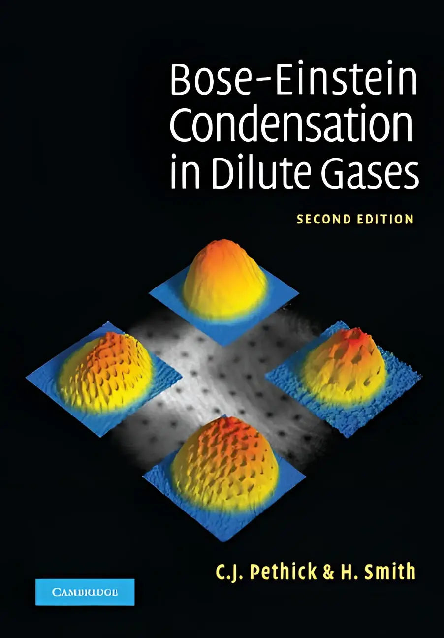 Zwarte hardcover boek bose-einstein condensatie in verdunde gassen tweede editie over bose en fermi gassen