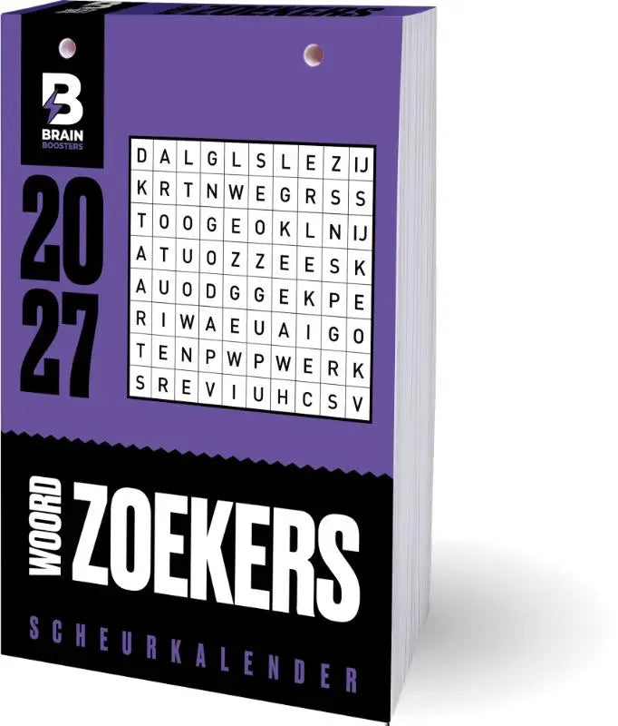 Brainbooster Woordzoekers scheurkalender - 2027 - Geef je brein een boost!