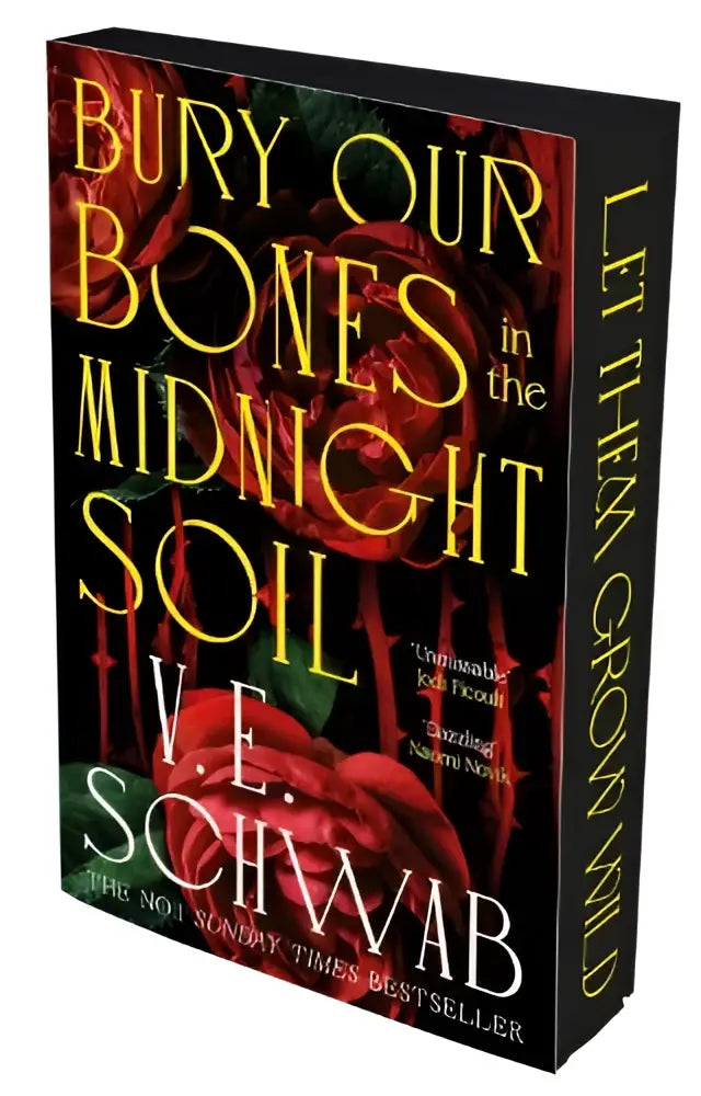 Boek bury our bones in the midnight soil van v.e met een donker omslag geschikt voor literaire lezers