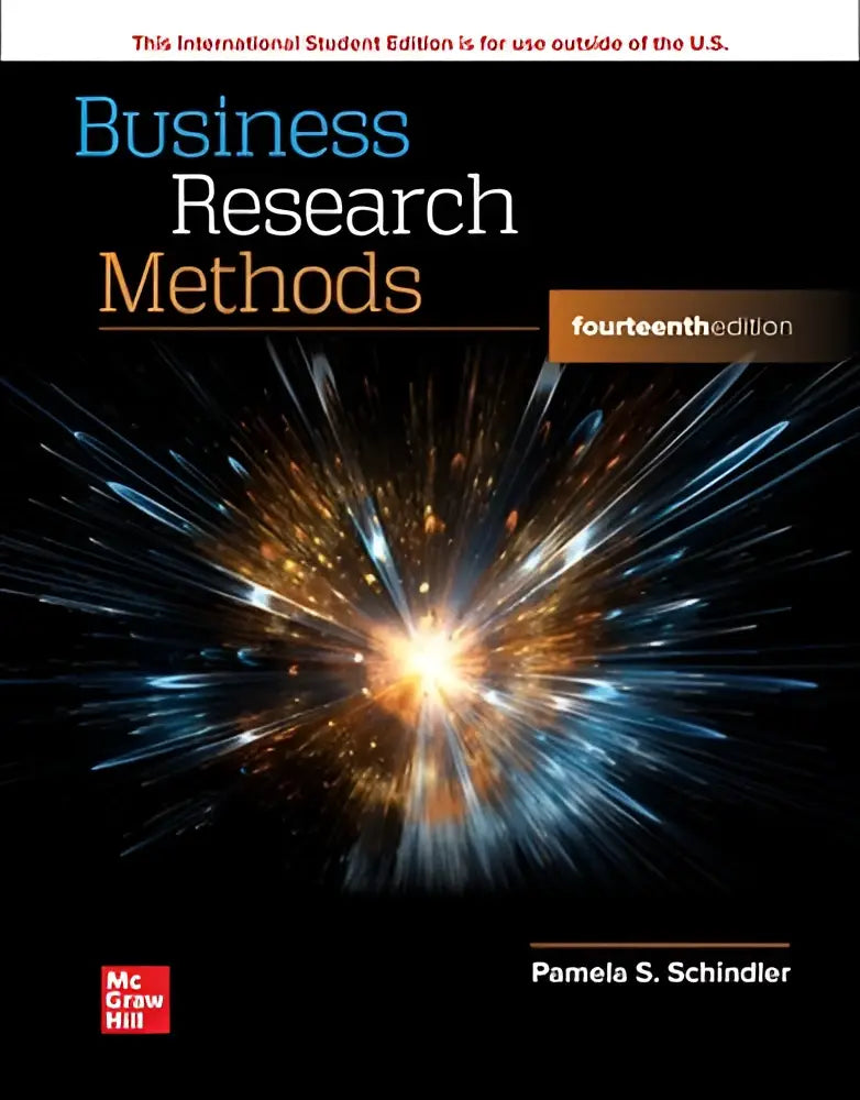 De cover van business research methods ISE van pamela s met focus op business research en onderzoeksmethoden