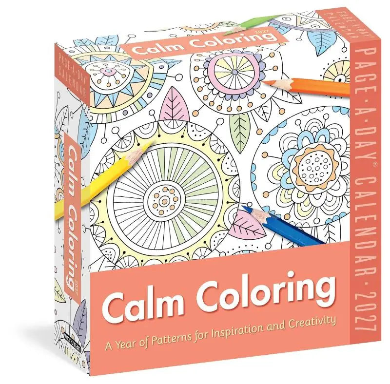 Calm Coloring Page-A-Day® Calendar 2027 - a Year of Patterns for Inspiration and Creativity