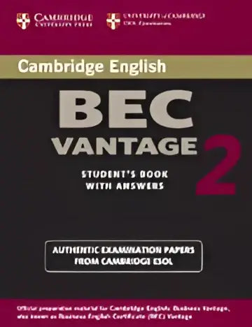Cambridge bec vantage 2 student’s book + answers - cambridge bec vantage 2 student’s book + answers - boek
