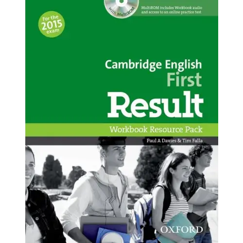 Cambridge english: first result (for revised 2015 exam) workbook without key + cd-rom pack - cambridge english: first