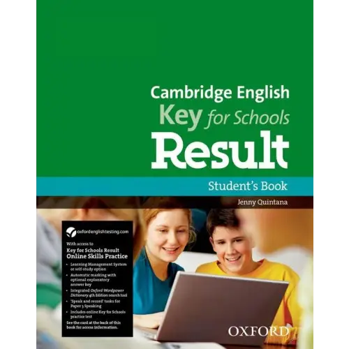 Cambridge english; key for schools result student’s book + online skills practice - cambridge english; key for schools