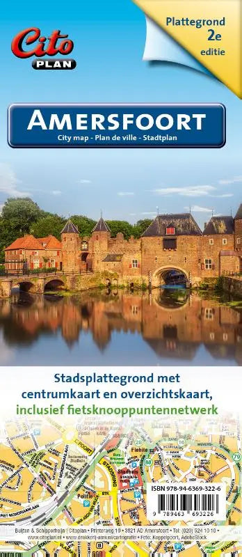 Citoplan stadsplattegrond Amersfoort