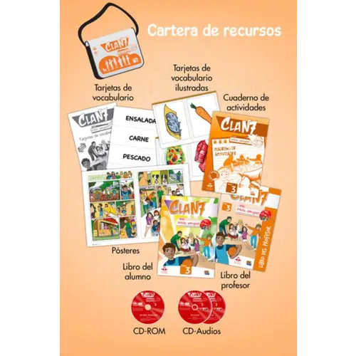 Clan 7 con ¡hola amigos! 3 cartera de recursos para el profesor - clan 7 con ¡hola, amigos! 3 cartera de recursos para