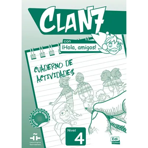 Clan 7 con ¡hola amigos! 4 cuaderno de actividades - clan 7 con ¡hola, amigos! 4 cuaderno de actividades - boek