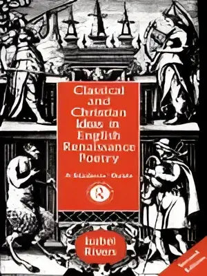 The book classical and christian ideas in english renaissance poetry features a black and white cover with a red label by isabel miller focusing on engelse renaissancepoëzie and christelijke ideeën