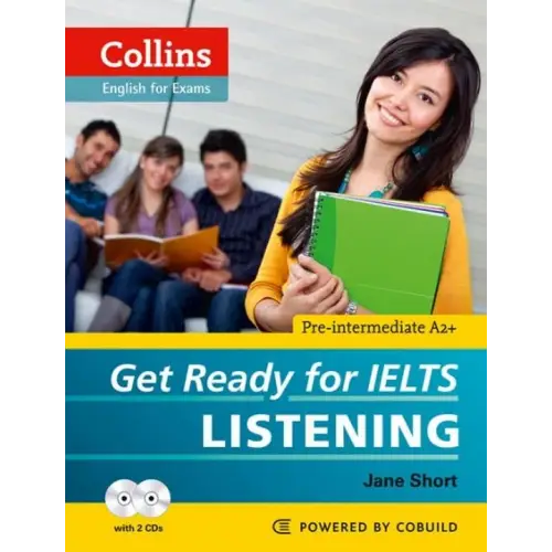 Collins get ready for ielts a2 + - listening book + audio-cd’s (2x) - collins get ready for ielts a2 + - listening book