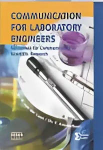 De metallic zilverkleurige communicatieapparatuur voor laboratory engineers met paarse tekst en graphics