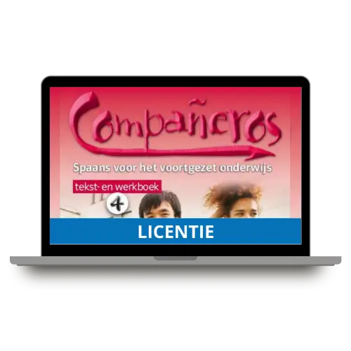 Compañeros 4 - nederlandse editie (b1.2) tekstboek + werkboek (digitale licentie) - compañeros 4 - nederlandse editie