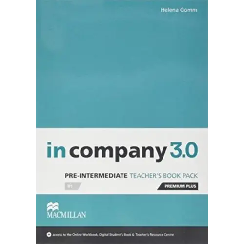 In company 3.0 - pre-intermediate teacher’s book premium plus pack - in company 3.0 - pre-intermediate teacher’s book