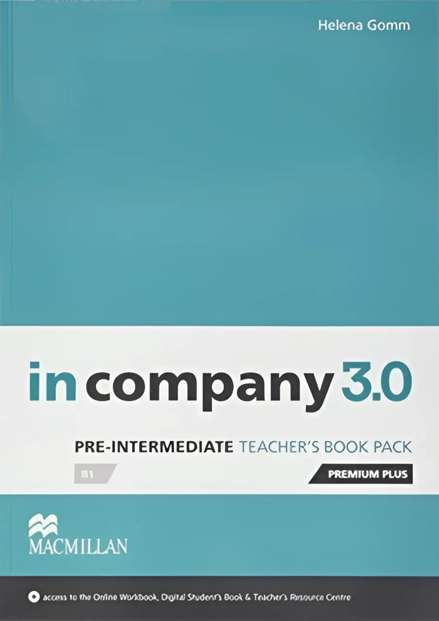 In company 3.0 - pre-intermediate teacher’s book premium plus pack - in company 3.0 - pre-intermediate teacher’s book