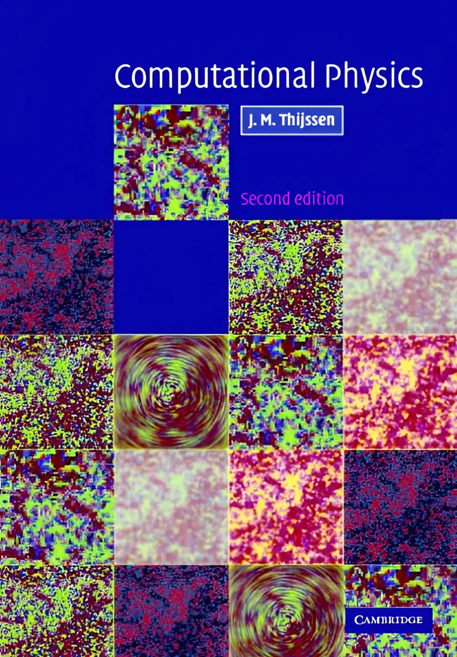 Blauw hardcover boek computational physics door j gericht op studenten en onderzoekers in de tweede editie