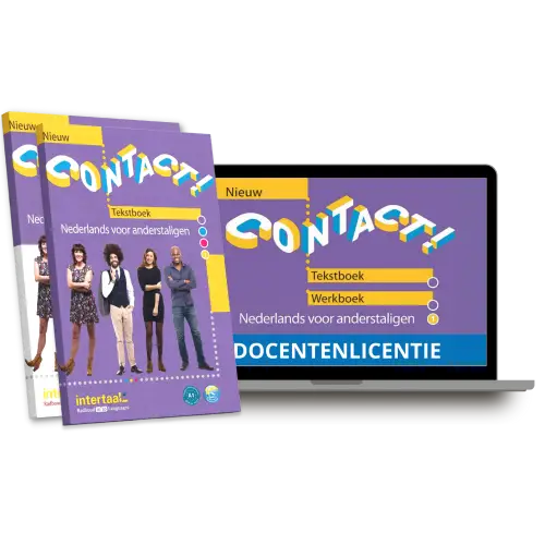 Dutch taalcursus boek Contact nieuw 1 docentenbundel editie 2025 herziene editie nt2