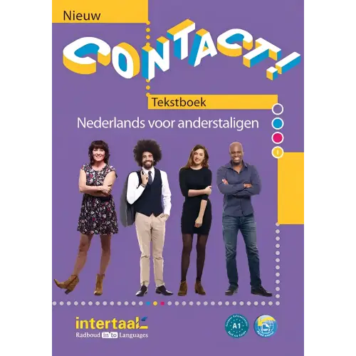 Dutch taaltekstboek Contact Nieuw 1 voor Spaans leren, geschikt als tekstboek