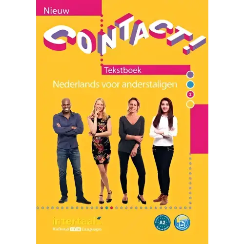 Dutch taalboek Contact Nieuw 2 tekstboek voor Spaans leren, ideaal voor contact