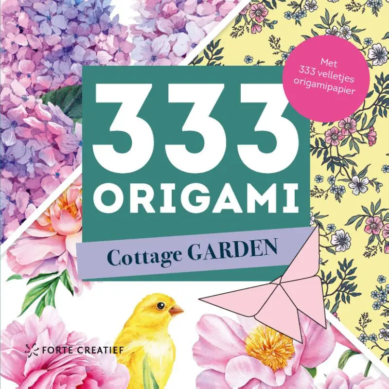 Cottage Garden - Met 333 velletjes origamipapier