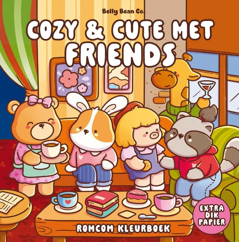 Cozy & cute met Friends - Romcom kleurboek
