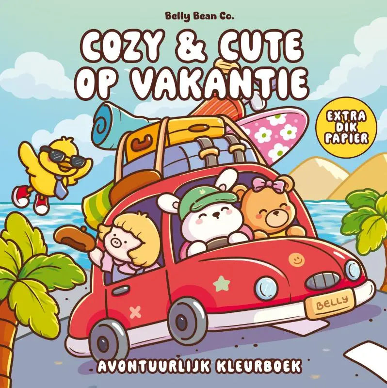 Cozy & cute op vakantie - Avontuurlijk kleurboek