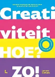 De creativiteit hoe zo product toont een kleurrijk grafisch ontwerp met abstracte vormen en creatief denken door igor byttebier en pieter daelman