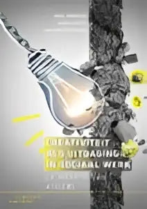 Gloeiende glazen gloeilamp met metalen schroefvoet voor Creativiteit als uitdaging in sociaal werk