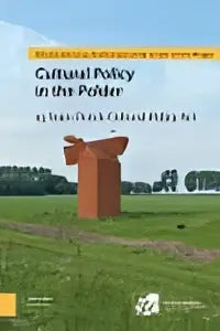 A hardcover book titled cultural policy in the public sphere with an orange cover by francis group limited in the polder