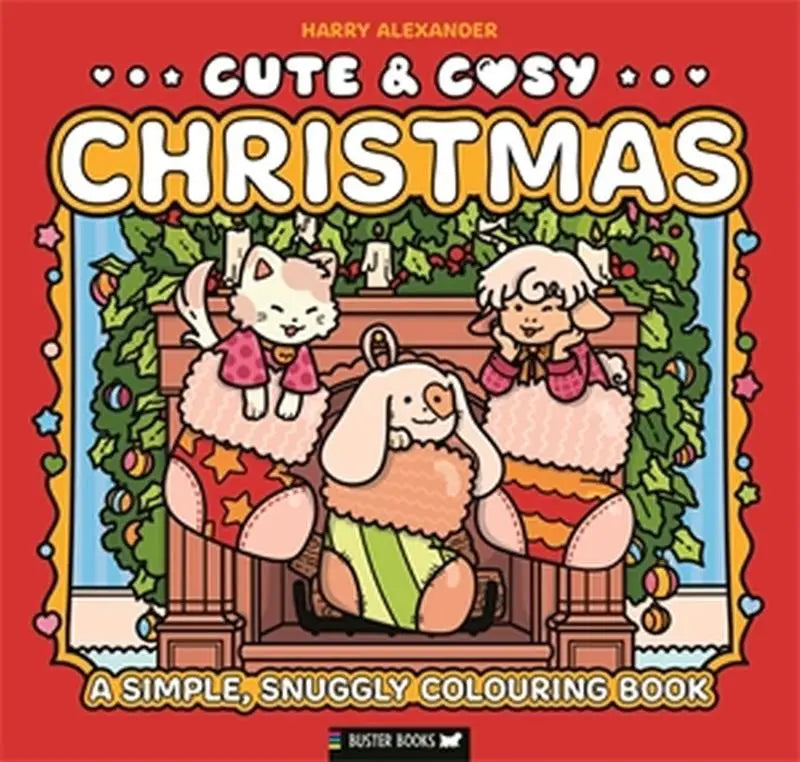 Cute & Cosy: Christmas - A Simple, Snuggly Colouring Book