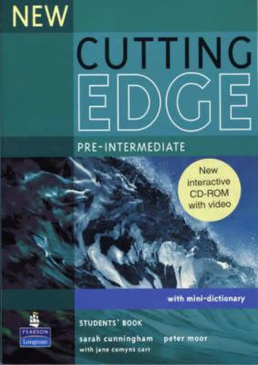 Cutting edge new edition - pre-intermediate student’s book + cd-rom - cutting edge new edition - pre-intermediate