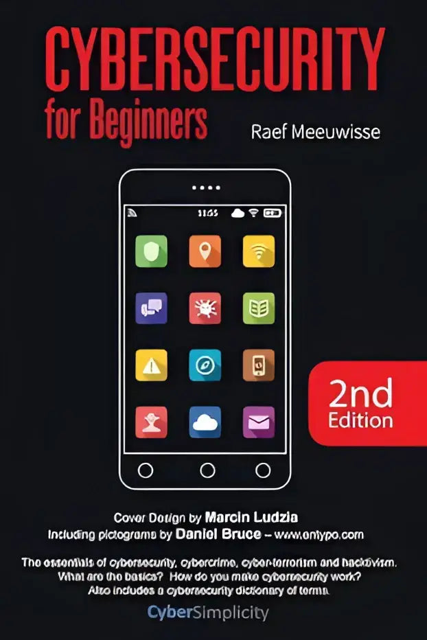 Zwart boek cybersecurity for beginners tweede editie van raef meeuwisse gericht op basiskennis cybersecurity