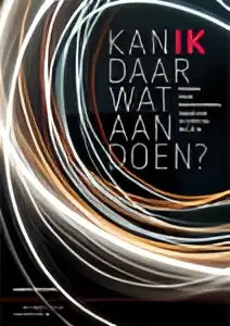 Zwarte boekcover Kan ik daar wat aan doen met rode ik en lichtstrepen