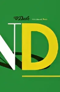 Groen en geel wd logo op witte achtergrond van dale pocketwoordenboek nederlands-duits cover