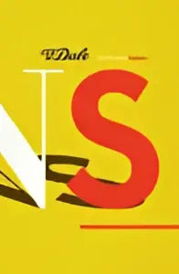 Rode gestileerde s logo op gele achtergrond van dale pocketwoordenboek nederlands spaans van vbk media