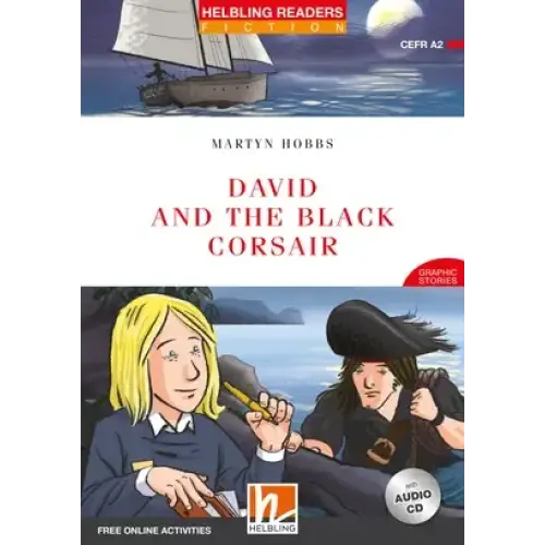 Omslag David and the Black Corsair graphic novel van Martyn Hobbs