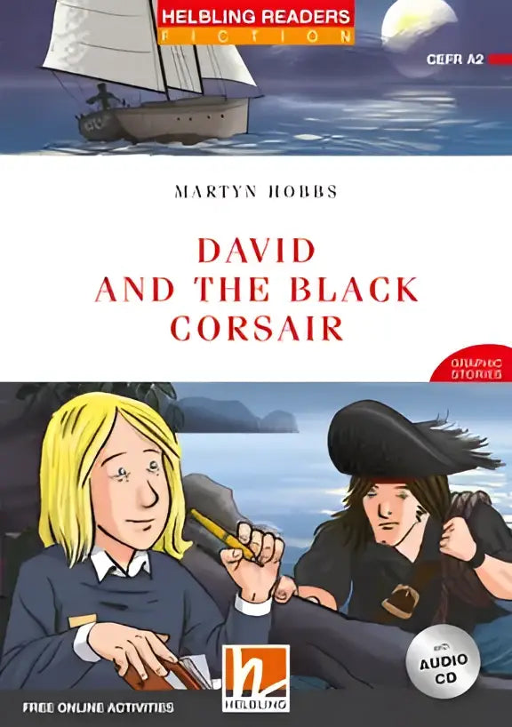 Omslag David and the Black Corsair graphic novel van Martyn Hobbs