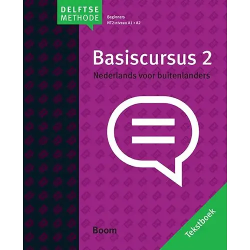 Delftse methode: basiscursus nederlands voor buitenlanders 2 tekstboek + online access - delftse methode: basiscursus