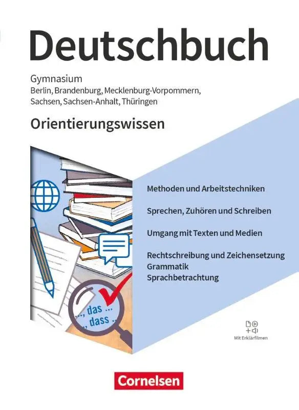 Cornelsen deutschbuch gymnasium met hörtexten und uitlegfilms voor berlijn brandenburg mecklenburg-vorpommern en andere staten