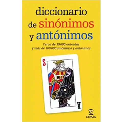 Diccionario de sinonimos y antonimos - diccionario de sinonimos y antonimos - boek