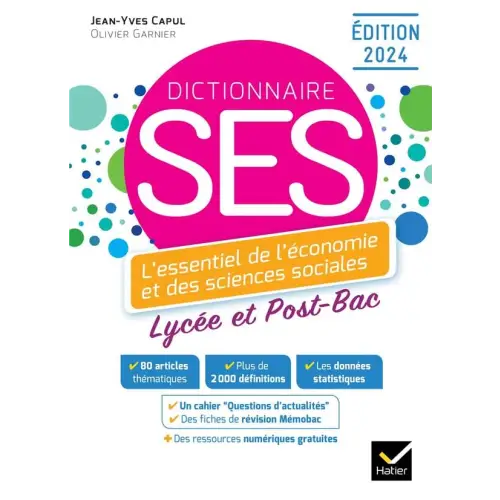 Dictionnaire d’économie et de sciences sociales - dictionnaire d’économie et de sciences sociales - boek