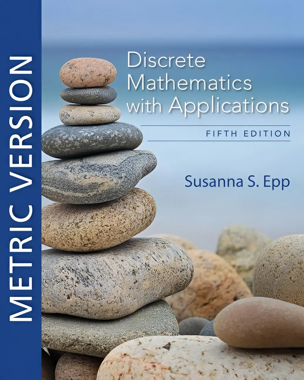 Cover van de vijfde editie van discrete mathematics with applications door susanna s voor discrete mathematics with gebruik