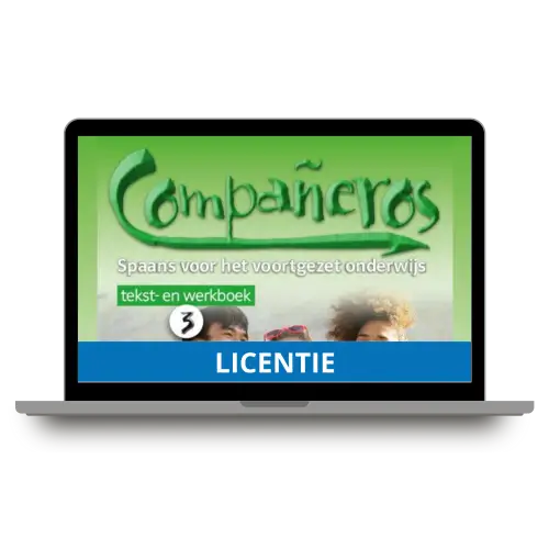 Compañeros 3 - nederlandse editie (b1.1) tekstboek + werkboek (digitale licentie) - compañeros 3 - nederlandse editie