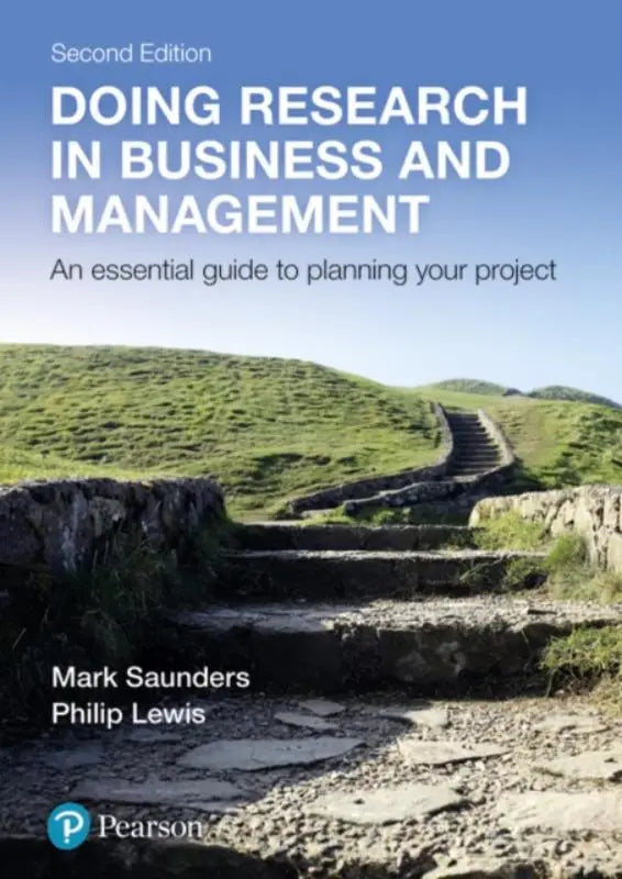 Het tweede editie boek doing research in business and management door mark saunders en philip lewis over research methods en management