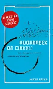 Blauw boek doorbreek de cirkel met witte tekst en rode sticker linksboven arend ardon atlas contact management algemeen
