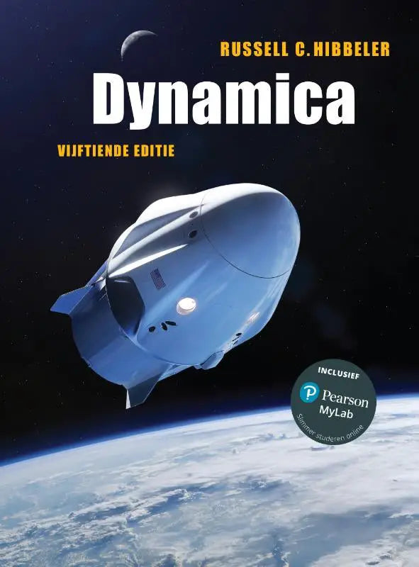 De cover van dynamica 15e editie door russell hibbeler met mylab nl toegangscode voor technische studie