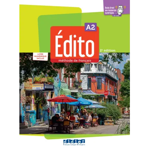 Édito a2 2ème édition livre + code numerique - édito a2 2ème édition livre + code numerique - boek