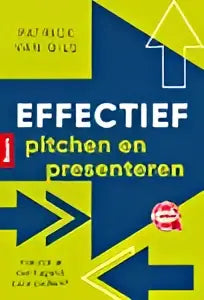 Bold geometrisch ontworpen poster effectief pitchen en presenteren met gele en blauwe secties van koninklijke boom uitgevers