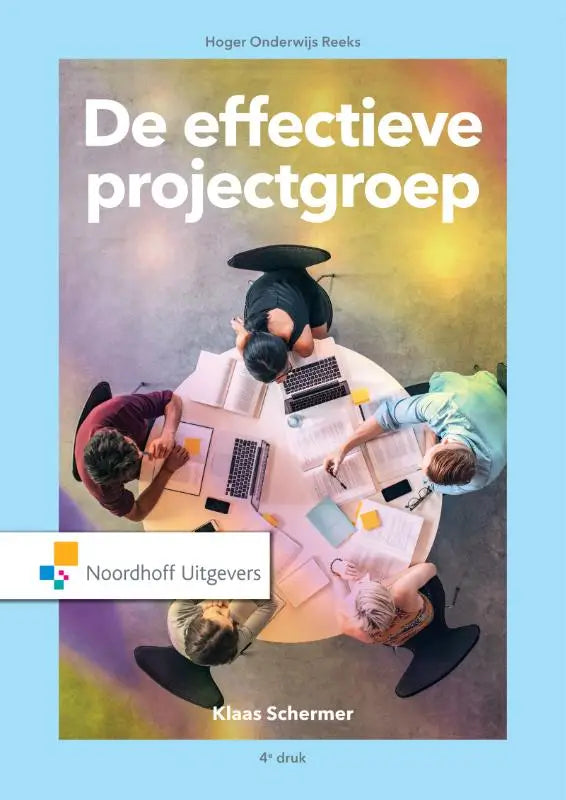 De effectieve projectgroep boekcover van klaas schermer uit noordhoff uitgevers voor educatieve uitgaven algemeen