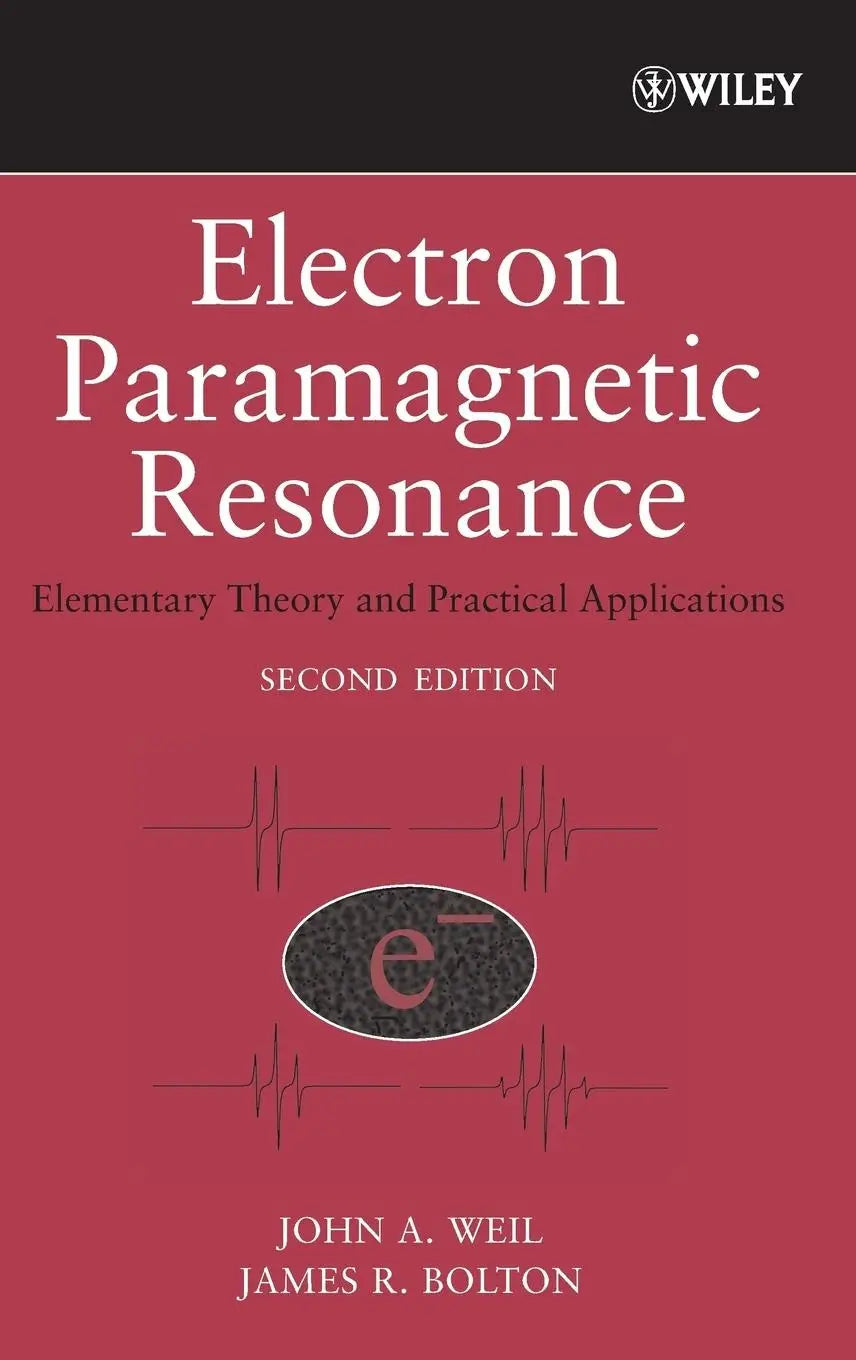 Rood hardcover leerboek electron paramagnetic resonance tweede editie van john a over elementary theory and praktische toepassingen